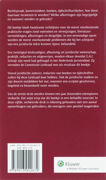 Grote foto leidraad voor juridische auteurs boeken wetenschap