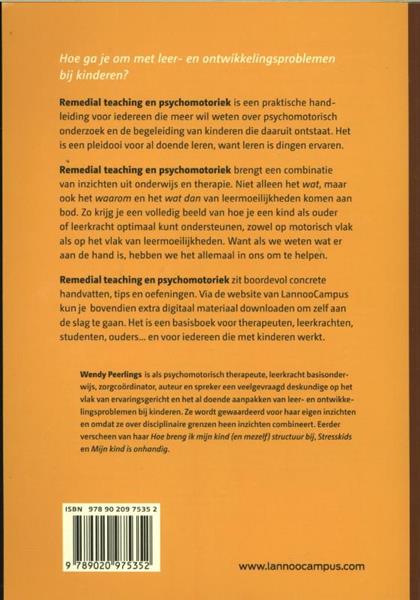 Grote foto remedial teaching en psychomotoriek boeken studieboeken