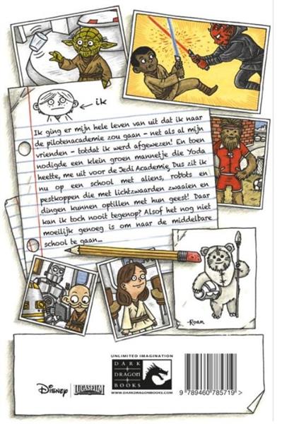 Grote foto jedi academy 1 star wars boeken jeugd 13 jaar en ouder