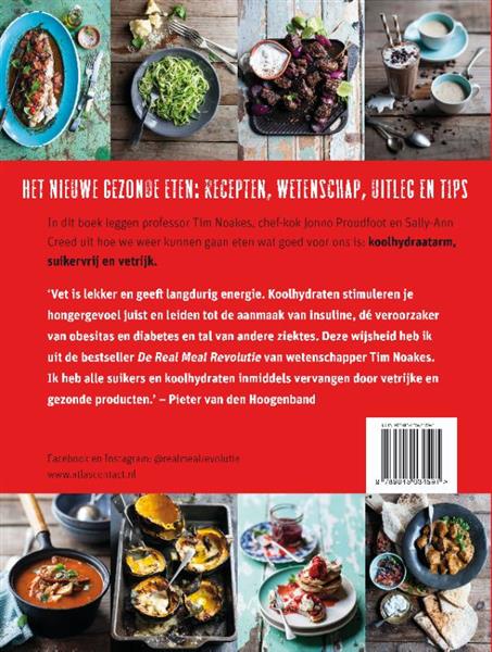 Grote foto de real meal revolutie boeken kookboeken