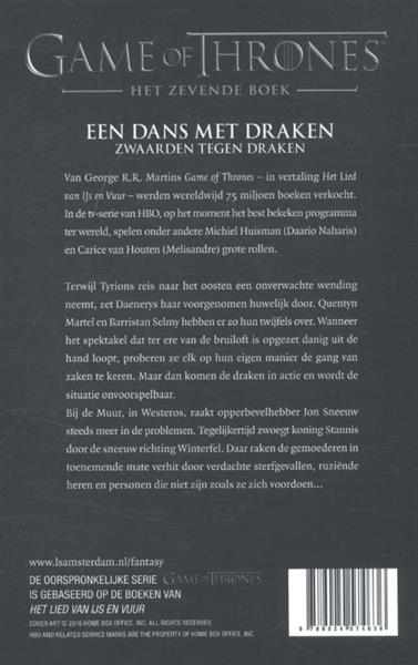 Grote foto zwaarden tegen draken een dans met draken game of thrones 7 boeken science fiction