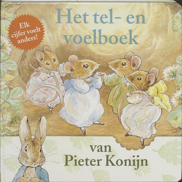 Grote foto het tel en voelboek van pieter konijn ploegsma kinder jeugdboeken boeken jeugd 13 jaar en ouder