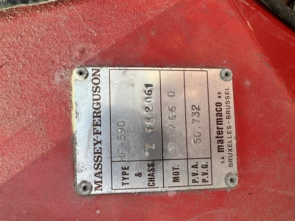 Grote foto massey ferguson 590 agrarisch tractoren