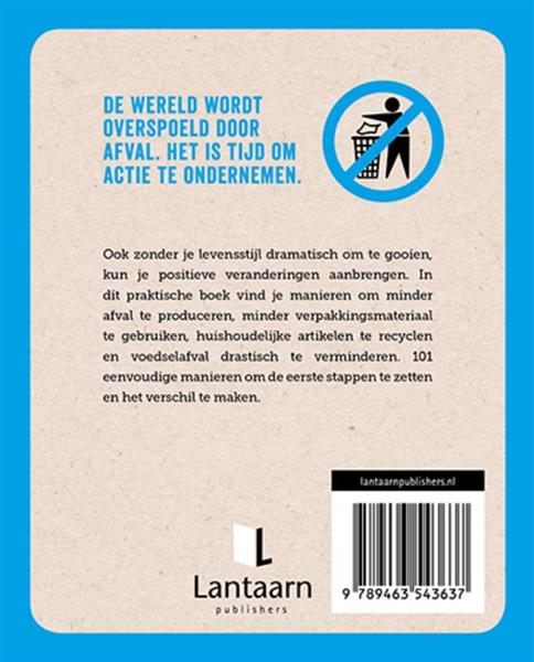 Grote foto zeg nee tegen afval boeken stripboeken
