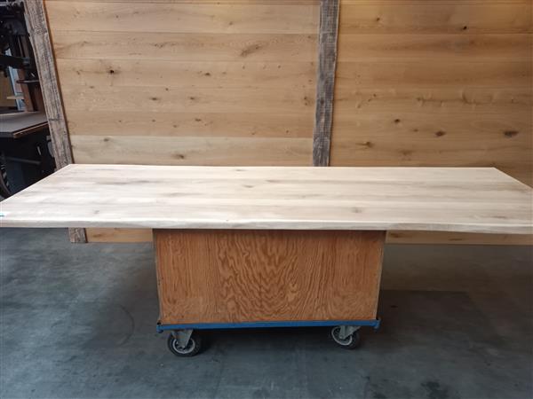 Grote foto 100x300cm 40mm eiken tafelbladen doe het zelf en verbouw hout en planken