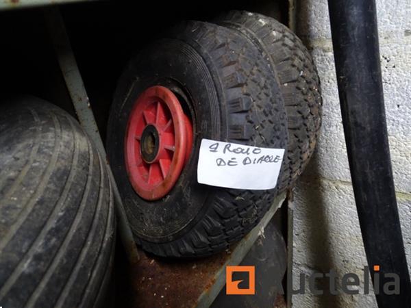 Grote foto 2 kruiwagenwagens 2 duivelswielen kunststof velg agrarisch wielen