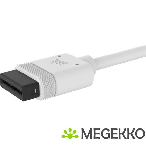 Grote foto corsair icue link cable 1x 600mm wit computers en software overige computers en software