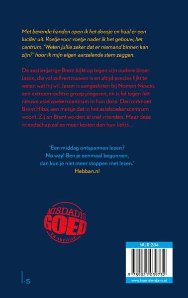Grote foto nomen nescio misdadig goed ya thriller boeken jeugd 13 jaar en ouder