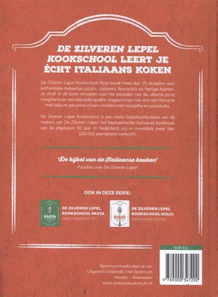 Grote foto pizza de zilveren lepel kookschool boeken kookboeken