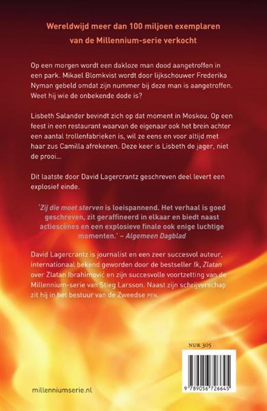Grote foto zij die moet sterven millennium boeken thrillers