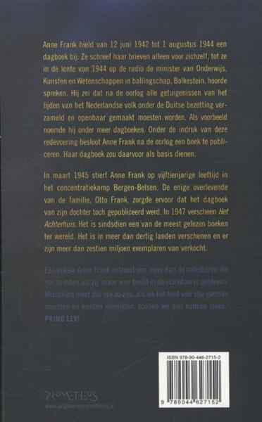 Grote foto het achterhuis boeken literatuur