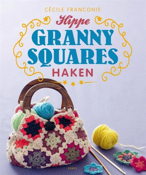 Grote foto hippe granny squares haken boeken hobby en vrije tijd