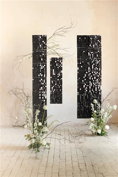 Grote foto sequin backdrop panel square shape black 30x30 cm verzamelen overige verzamelingen