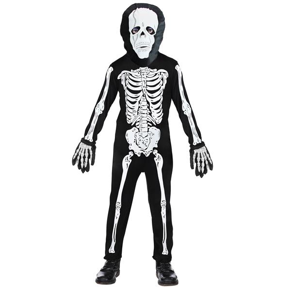 Grote foto halloween jumpsuit zwart kind skelet verzamelen overige verzamelingen
