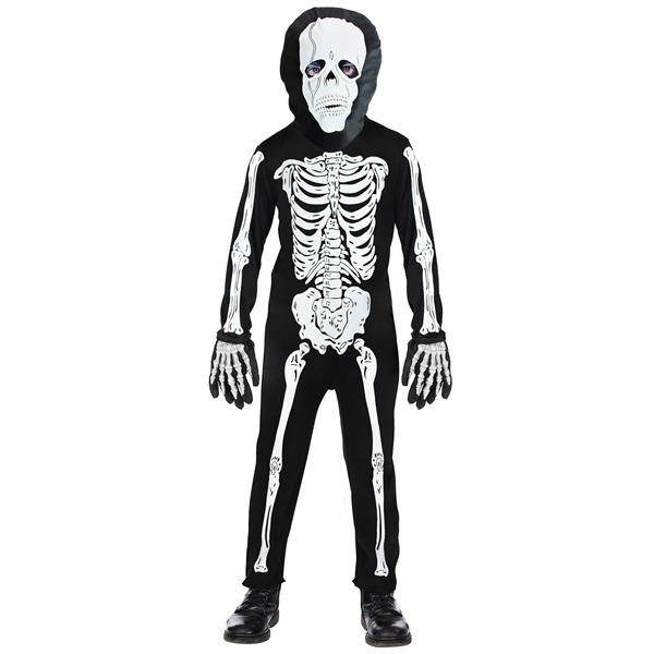 Grote foto halloween jumpsuit zwart kind skelet verzamelen overige verzamelingen