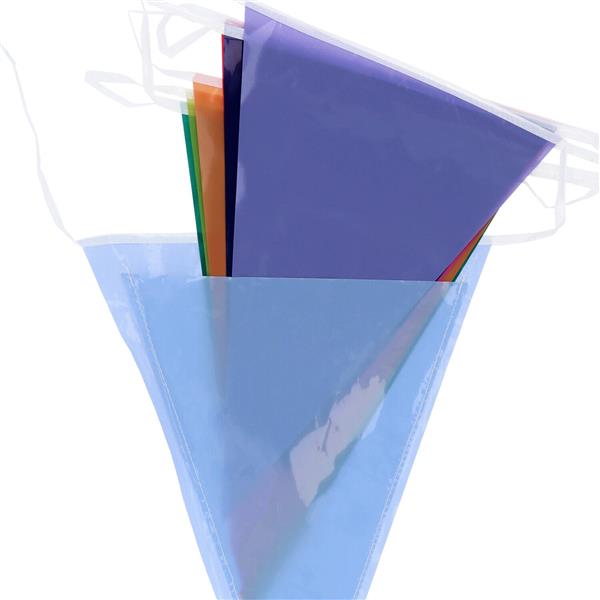 Grote foto gekleurde slinger plastic 6m verzamelen overige verzamelingen