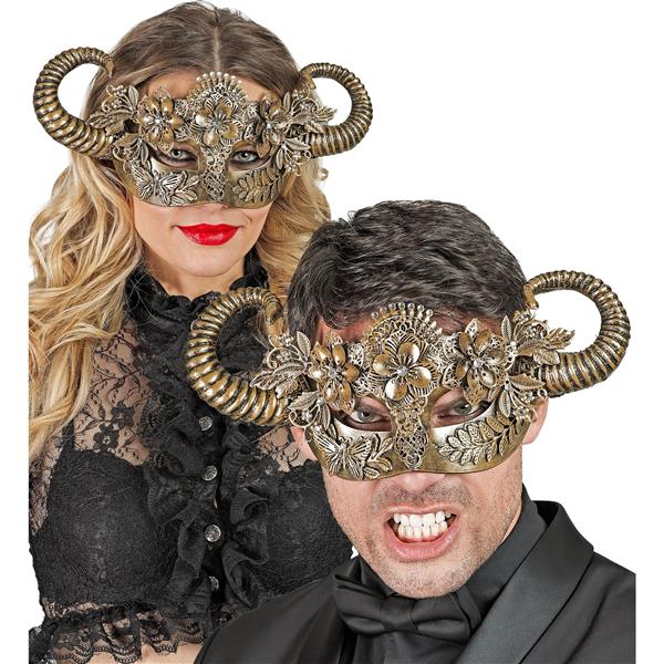 Grote foto oogmasker theater gouden ram verzamelen overige verzamelingen