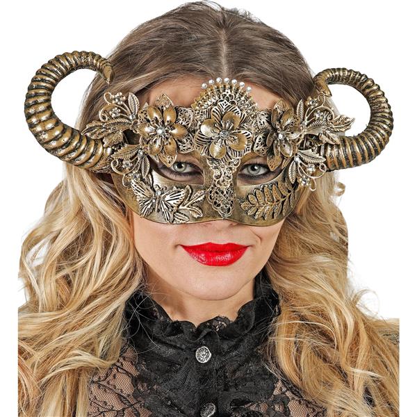 Grote foto oogmasker theater gouden ram verzamelen overige verzamelingen