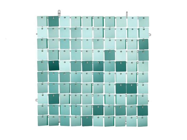Grote foto sequin backdrop panel square shape pale turquoise 30x30 cm verzamelen overige verzamelingen