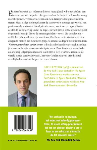 Grote foto waarom generalisten verder komen boeken psychologie
