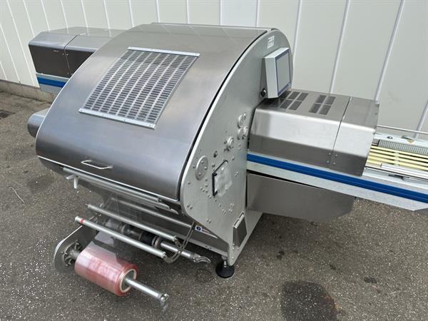 Grote foto waldyssa fabri automac 75 b strechfolie verpakkingsmachine roestvrij staal agrarisch tuinbouw