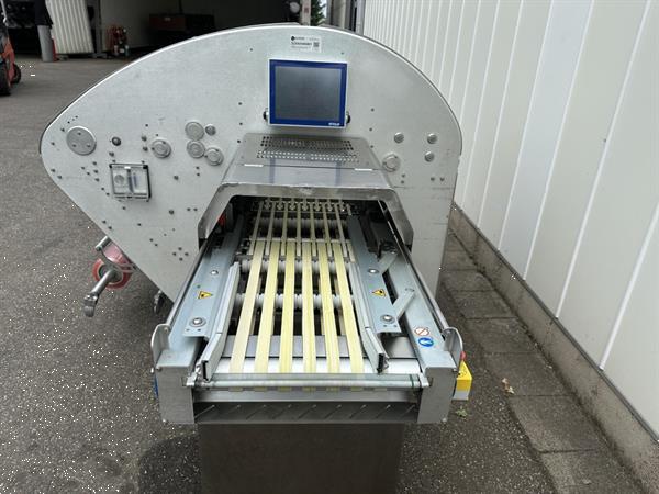 Grote foto waldyssa fabri automac 75 b strechfolie verpakkingsmachine roestvrij staal agrarisch tuinbouw