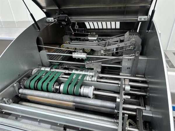 Grote foto waldyssa fabri automac 75 b strechfolie verpakkingsmachine roestvrij staal agrarisch tuinbouw