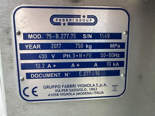 Grote foto waldyssa fabri automac 75 b strechfolie verpakkingsmachine roestvrij staal agrarisch tuinbouw