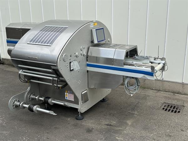 Grote foto waldyssa fabri automac 75 b strechfolie verpakkingsmachine roestvrij staal agrarisch tuinbouw