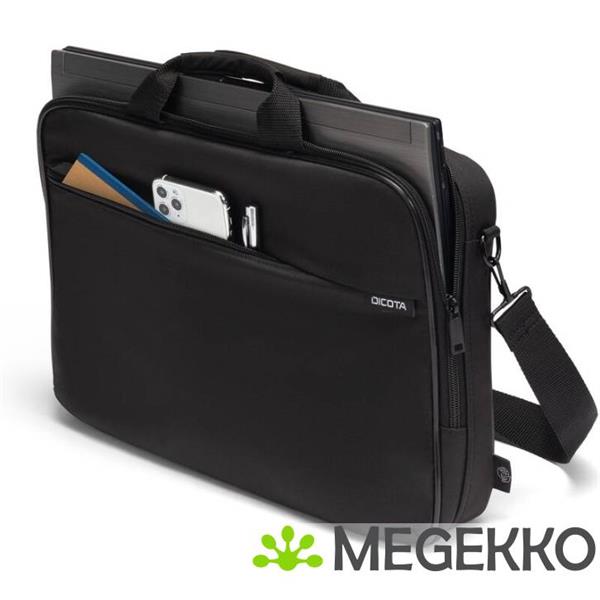 Grote foto dicota d32094 rpet laptoptas 40 6 cm 16 aktetas zwart computers en software overige computers en software