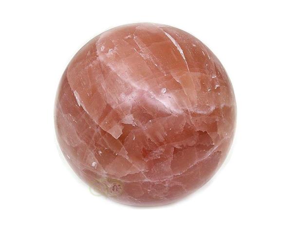 Grote foto roze rode calciet bol nr 1 1579 gram pakistan verzamelen overige verzamelingen