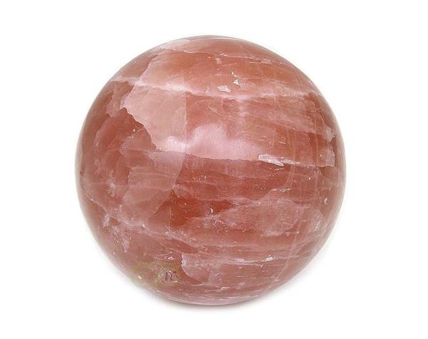 Grote foto roze rode calciet bol nr 1 1579 gram pakistan verzamelen overige verzamelingen