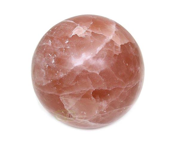 Grote foto roze rode calciet bol nr 1 1579 gram pakistan verzamelen overige verzamelingen