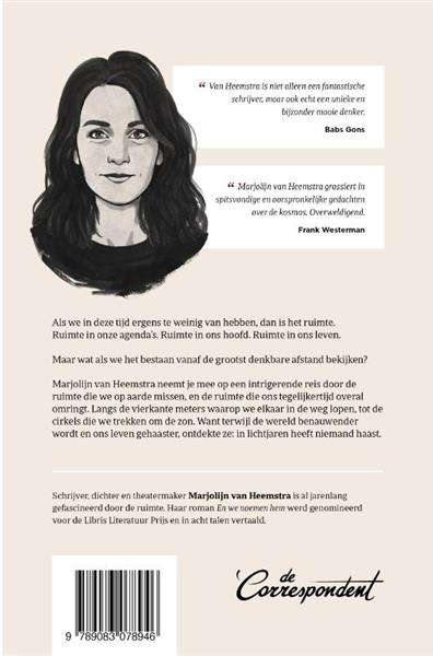 Grote foto in lichtjaren heeft niemand haast boeken literatuur