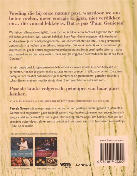 Grote foto puur genieten en toch gezond en slank boeken kookboeken