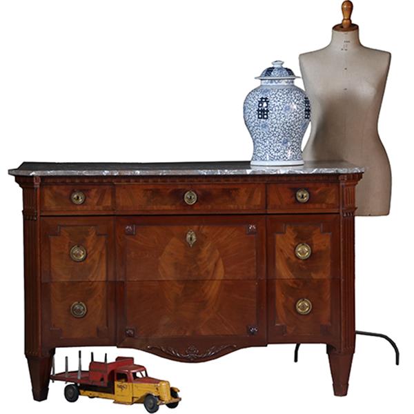 Grote foto grote hollandse commode ca 1850 louis seize stijl gerestaureerd no.291305 antiek en kunst stoelen en banken