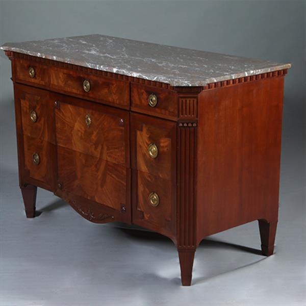 Grote foto grote hollandse commode ca 1850 louis seize stijl gerestaureerd no.291305 antiek en kunst stoelen en banken