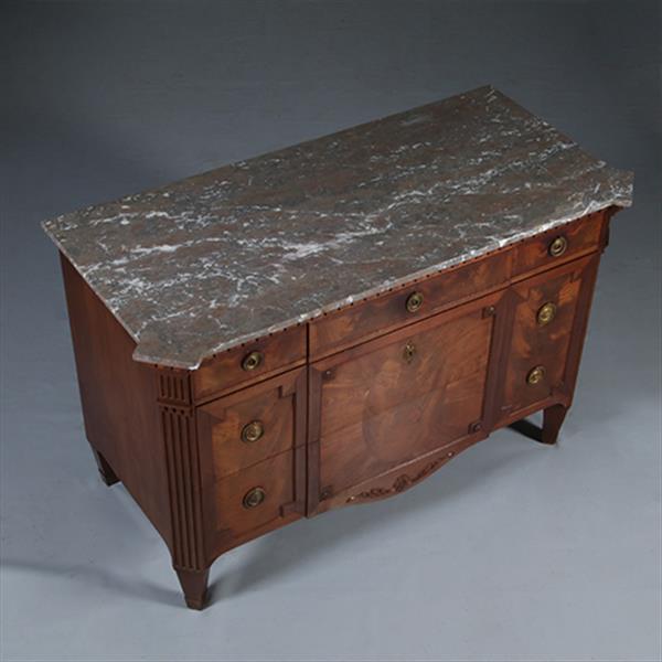 Grote foto grote hollandse commode ca 1850 louis seize stijl gerestaureerd no.291305 antiek en kunst stoelen en banken