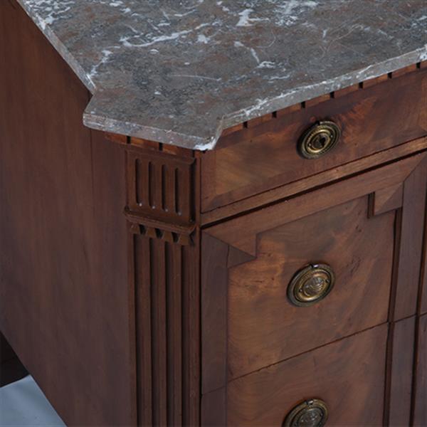 Grote foto grote hollandse commode ca 1850 louis seize stijl gerestaureerd no.291305 antiek en kunst stoelen en banken