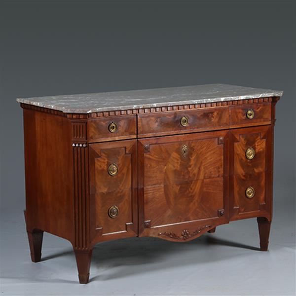 Grote foto grote hollandse commode ca 1850 louis seize stijl gerestaureerd no.291305 antiek en kunst stoelen en banken