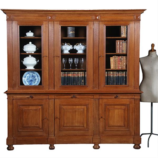 Grote foto hollandse zesdeurs bibliotheekkast pander en zn ca 1900 no.300705 antiek en kunst stoelen en banken