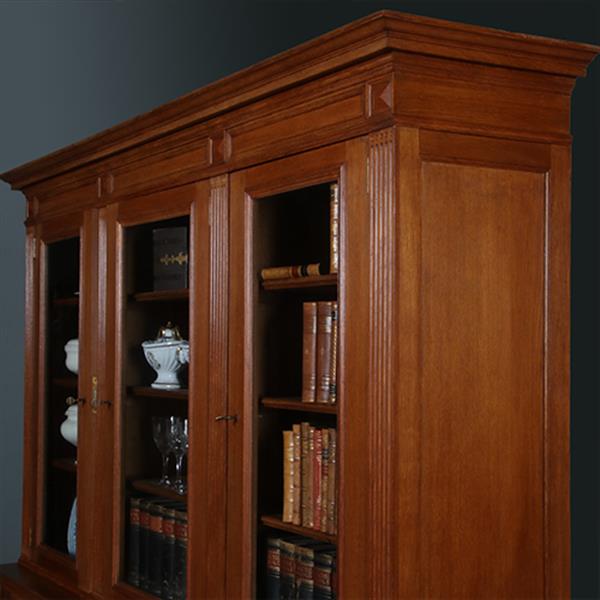 Grote foto hollandse zesdeurs bibliotheekkast pander en zn ca 1900 no.300705 antiek en kunst stoelen en banken