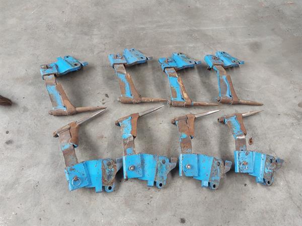 Grote foto lemken woelers ondergronders 8 stuks agrarisch ploegen