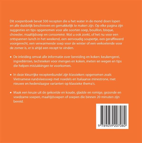 Grote foto 500 soepen boeken kookboeken