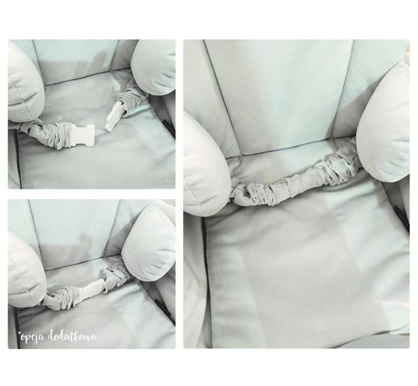 Grote foto babyschommel grey met veiligheidsgordels deur kozijn 2m kinderen en baby overige