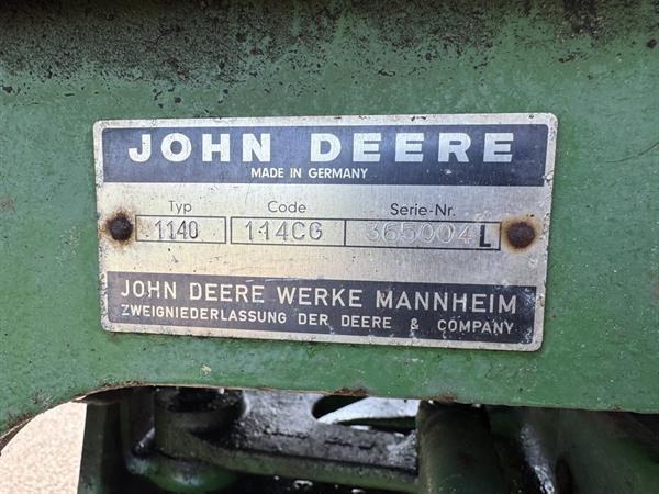Grote foto john deere 1140 agrarisch tractoren
