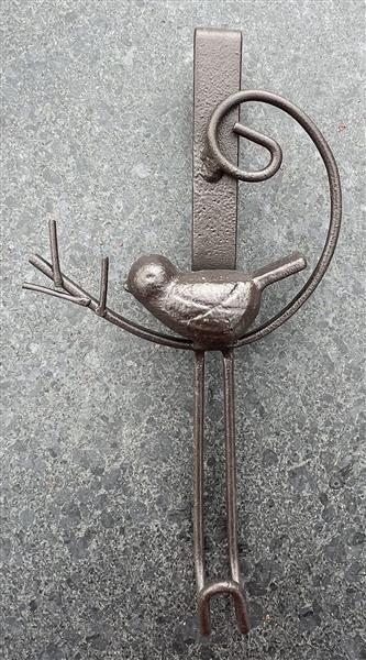 Grote foto deurhanger kasthanger vogel metaal 6y1345 huis en inrichting woningdecoratie