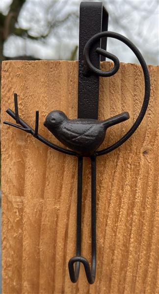 Grote foto deurhanger kasthanger vogel metaal 6y1345 huis en inrichting woningdecoratie