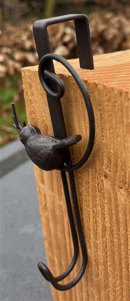 Grote foto deurhanger kasthanger vogel metaal 6y1345 huis en inrichting woningdecoratie
