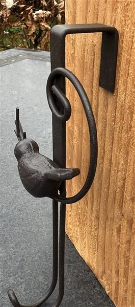 Grote foto deurhanger kasthanger vogel metaal 6y1345 huis en inrichting woningdecoratie